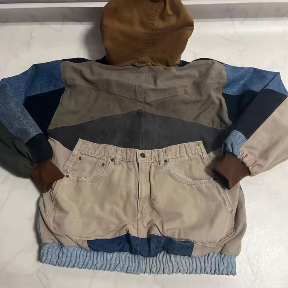 Carhartt Multicolor Patchwork Hooded Jacket - image 3